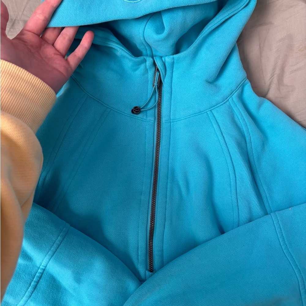 Blue lululemon 1/2 Zip scuba